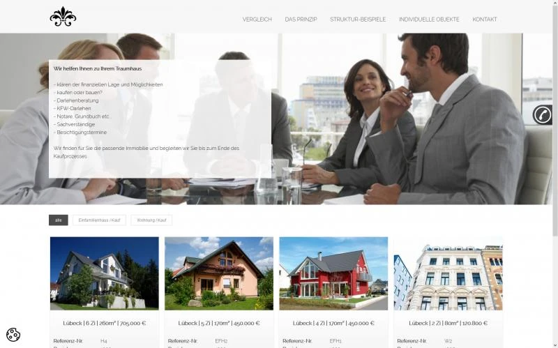 Immobilienwebsite Designsoftware EASY inkl. Gestaltung