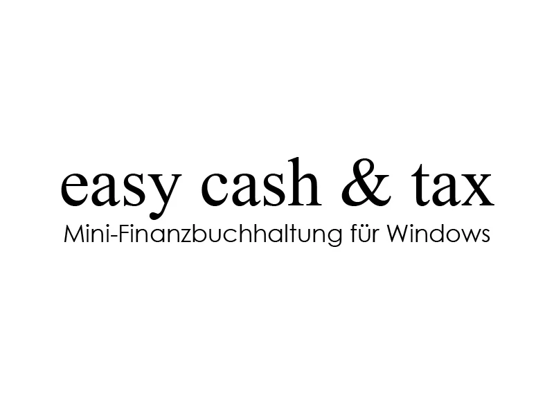 Steuersoftware EasyCash&Tax